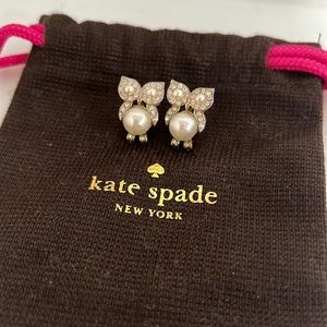 Kate Spade Owl & Pearl Earrings